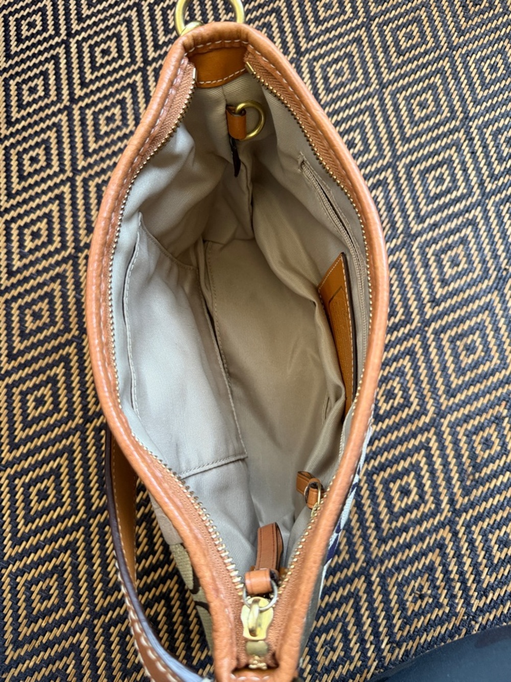 Vintage Y2K COACH Multicolor signature Patchwork Mini Hobo Demi Bag - F11708 - Picture 13 of 16